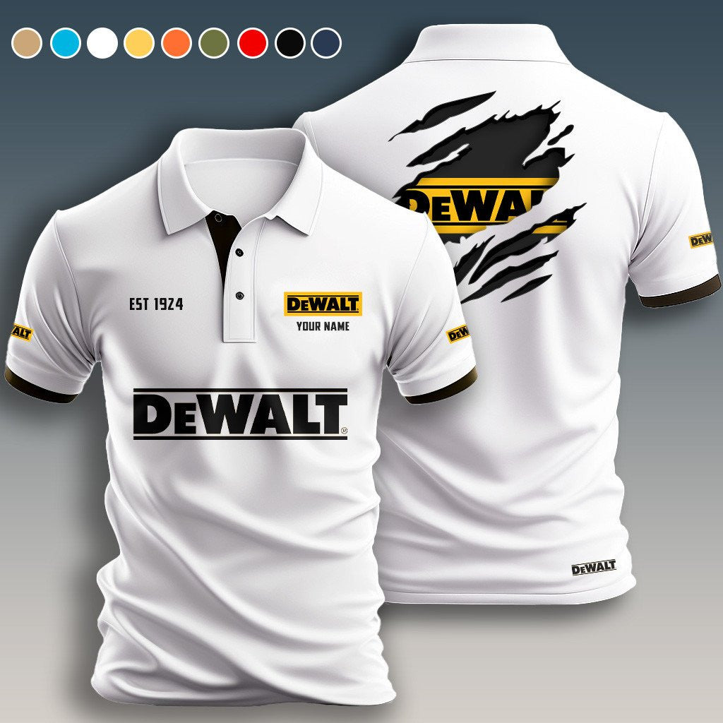 Custom Name DW Limited Edition 3D Polo Shirts
