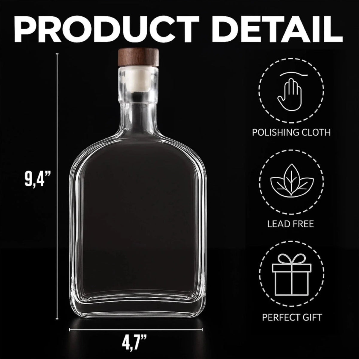 Custom Name J-Deere Whiskey Bottle