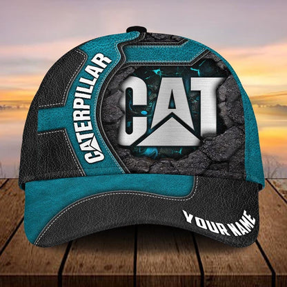 Custom Name CAT Baseball Cap