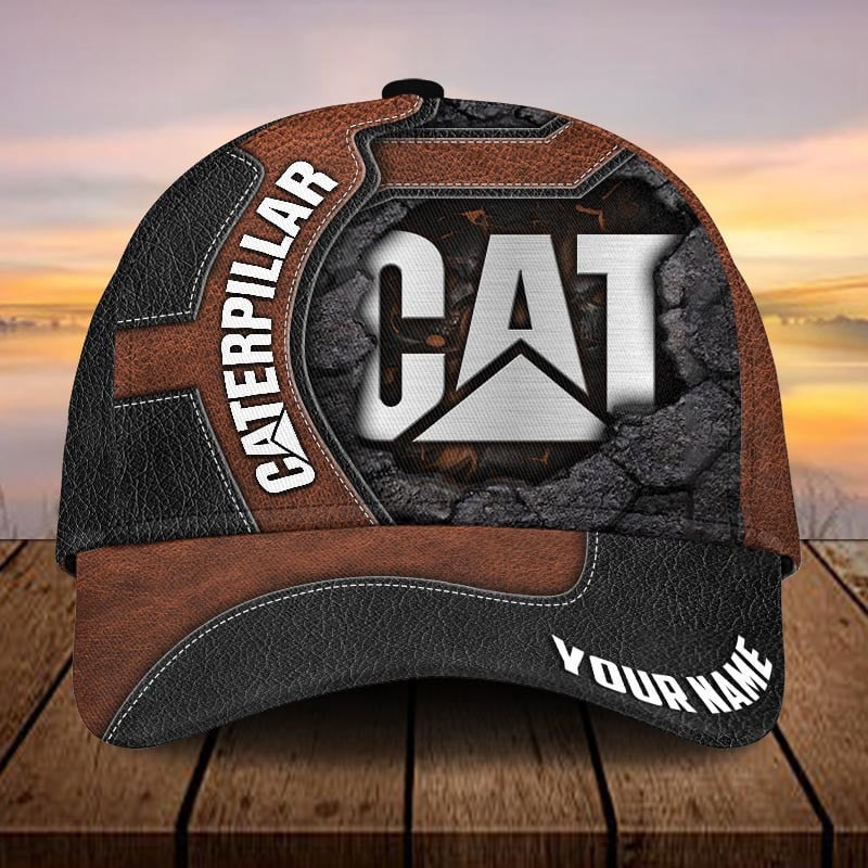 Custom Name CAT Baseball Cap