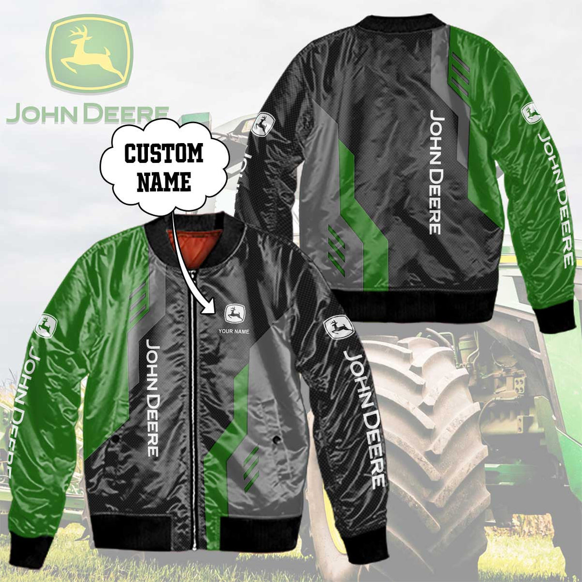 Custom Name JD 3D Apparels YVT1079