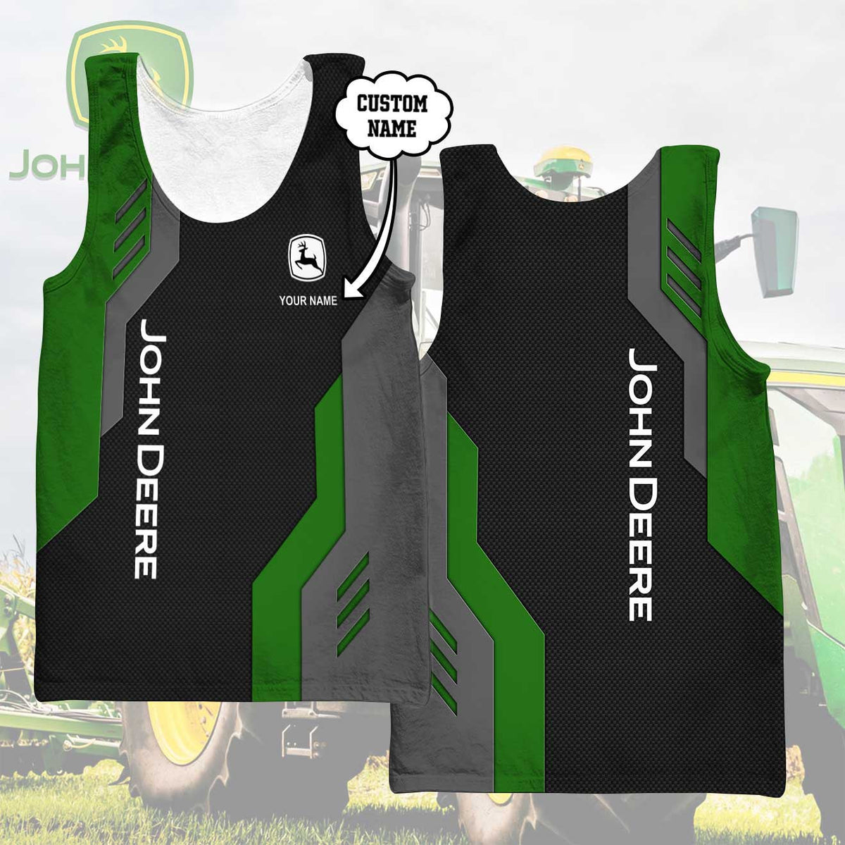 Custom Name JD 3D Apparels YVT1079