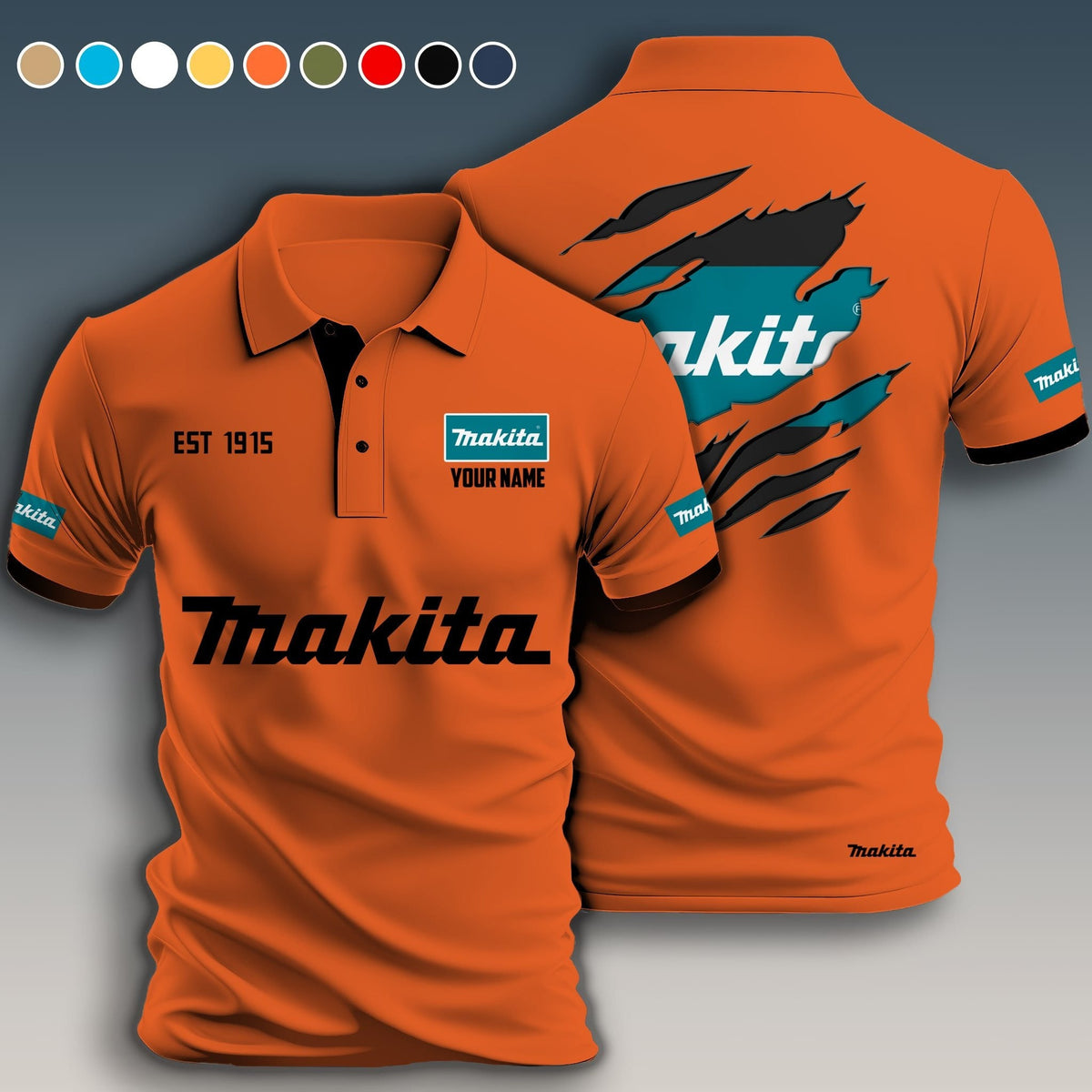 Personalized MKT Limited Edition 3D Polo Shirts