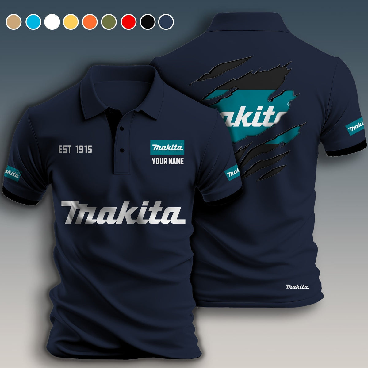 Personalized MKT Limited Edition 3D Polo Shirts