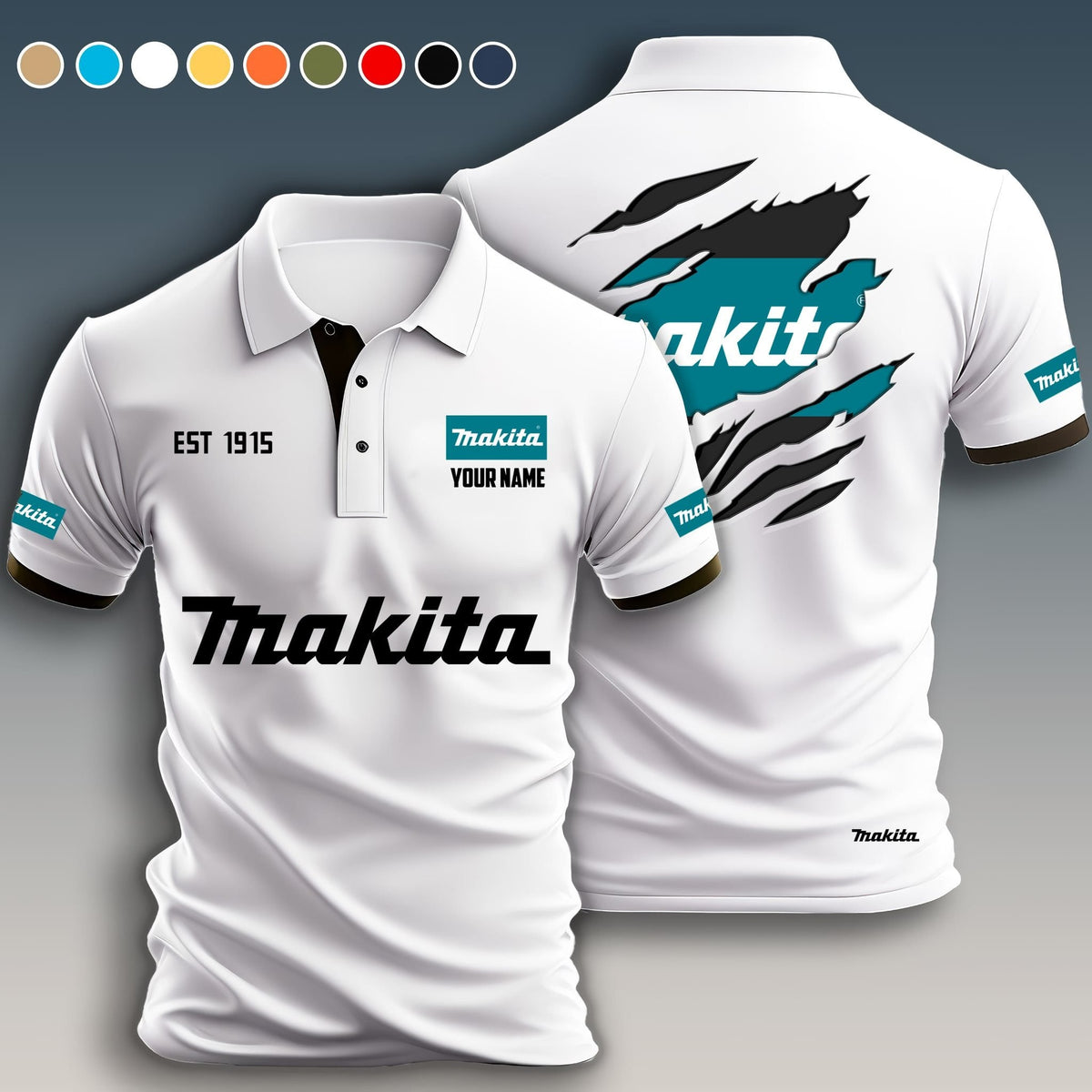 Personalized MKT Limited Edition 3D Polo Shirts