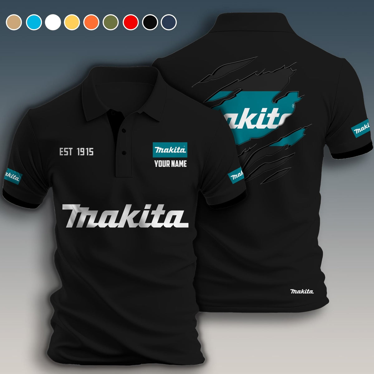 Personalized MKT Limited Edition 3D Polo Shirts