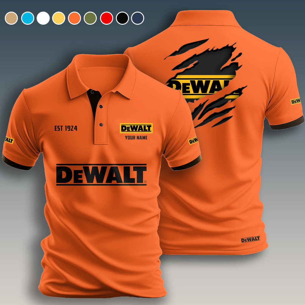 Custom Name DW Limited Edition 3D Polo Shirts