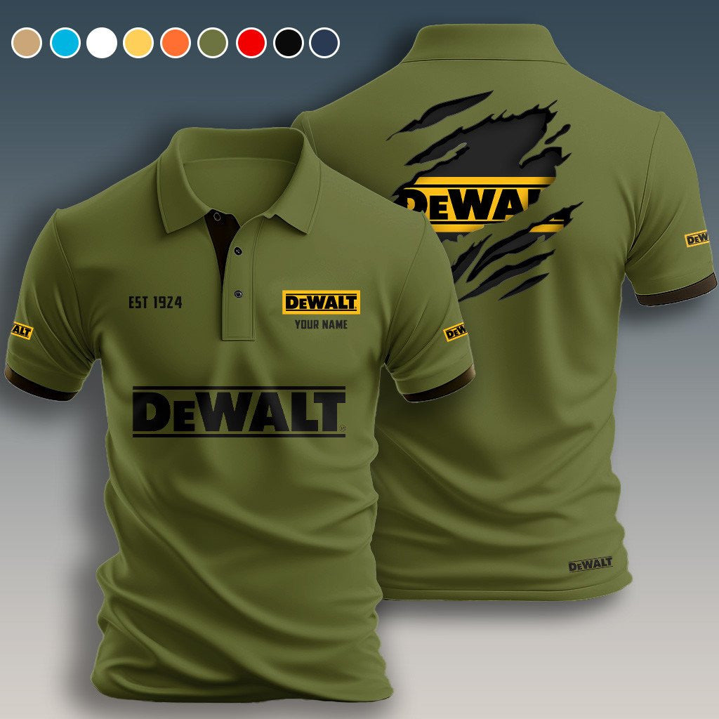 Custom Name DW Limited Edition 3D Polo Shirts