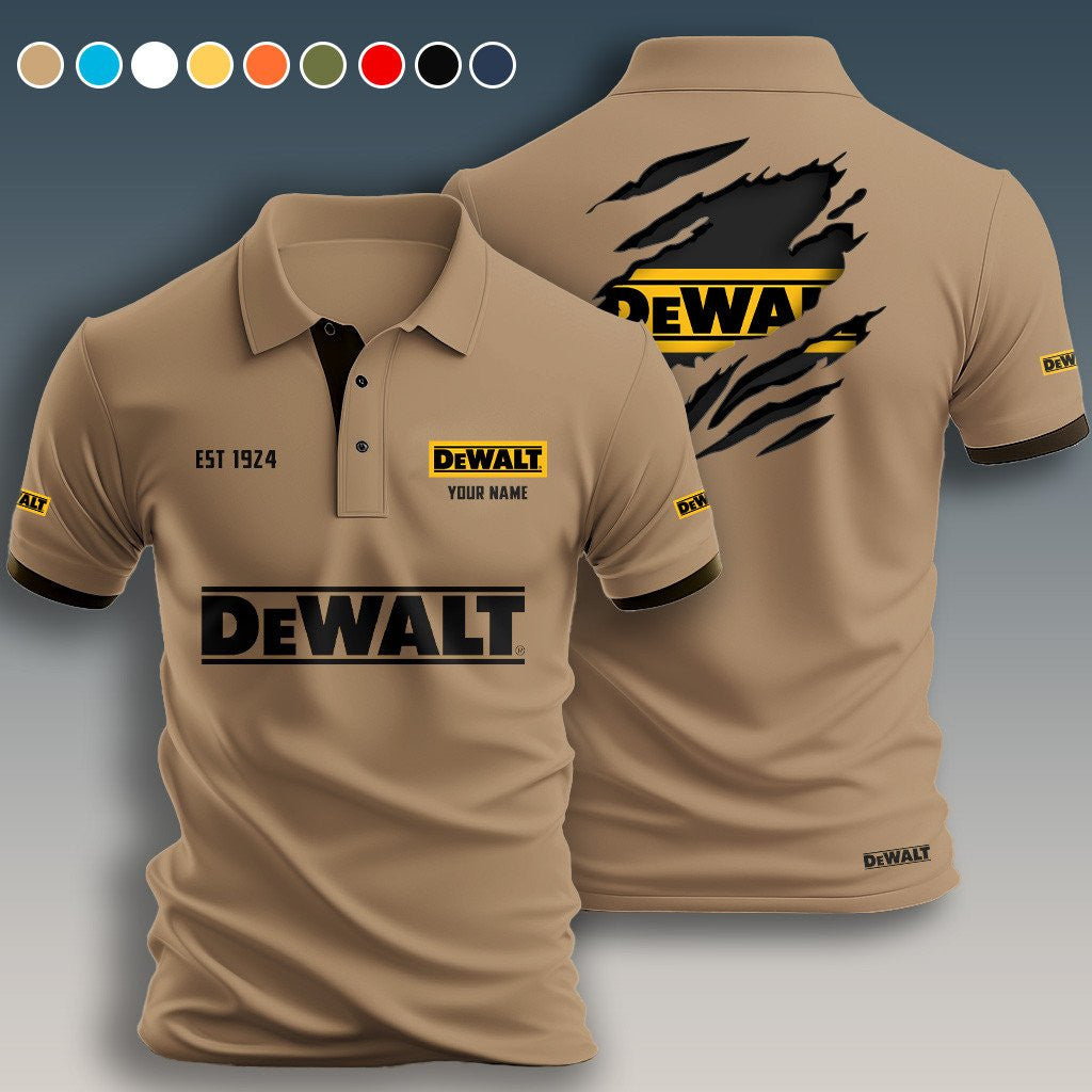 Custom Name DW Limited Edition 3D Polo Shirts
