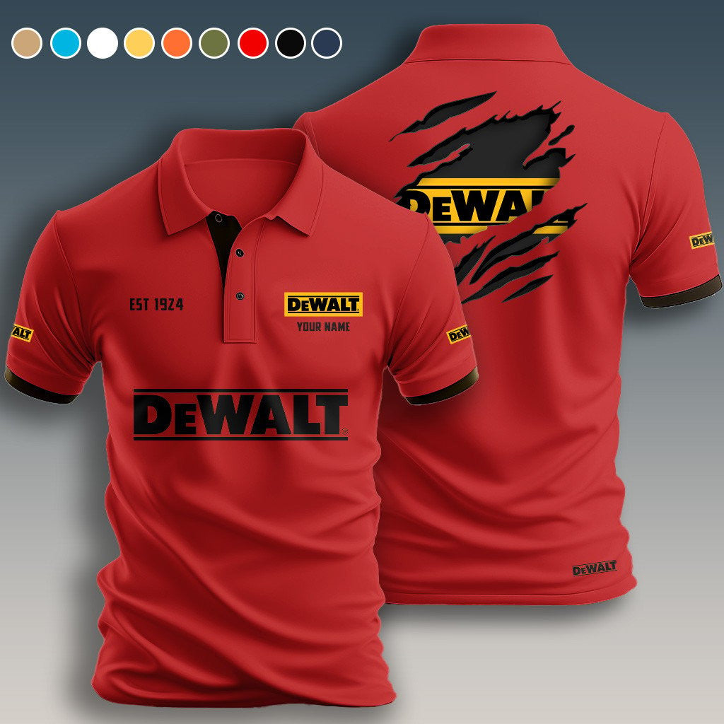 Custom Name DW Limited Edition 3D Polo Shirts