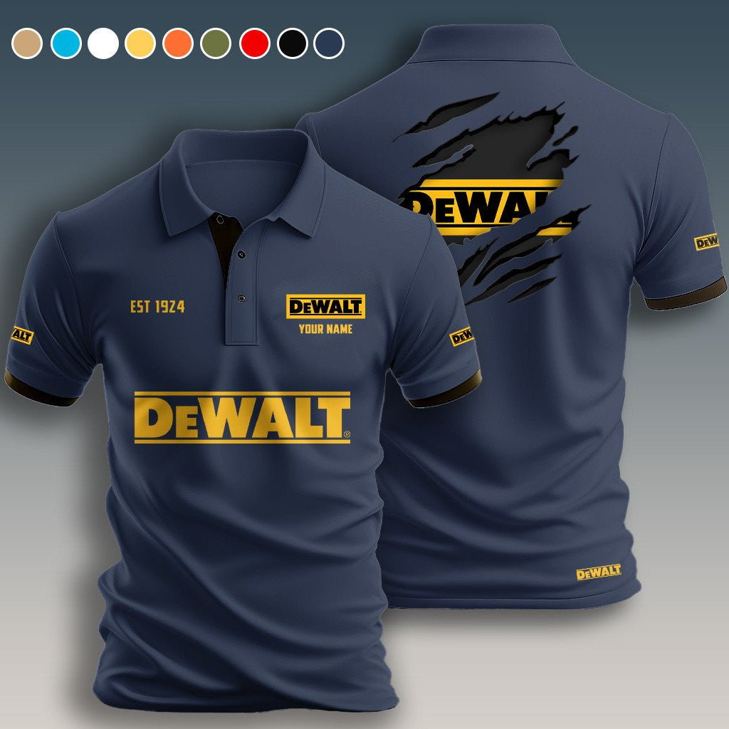 Custom Name DW Limited Edition 3D Polo Shirts