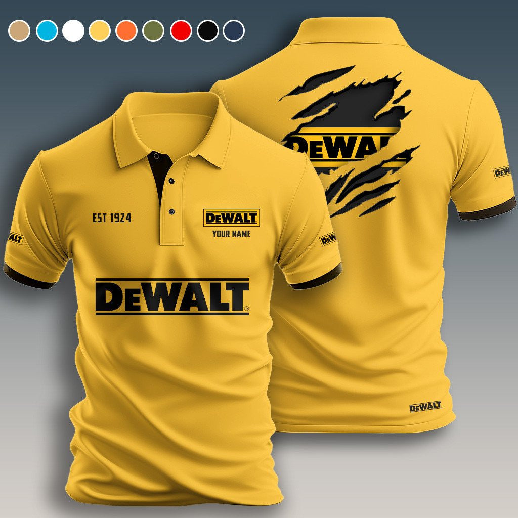 Custom Name DW Limited Edition 3D Polo Shirts