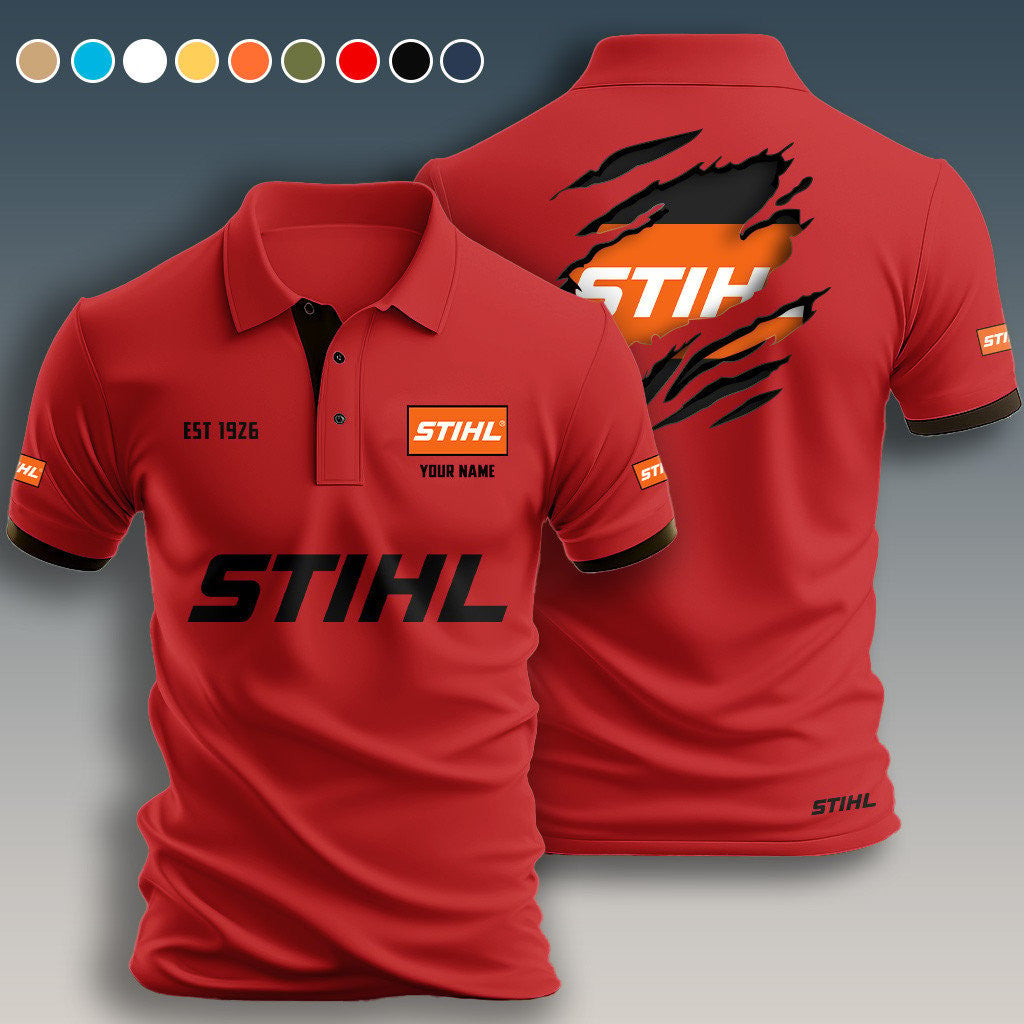 Personalized STL Limited Edition 3D Polo Shirts