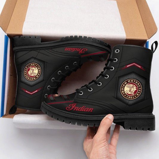 IM Motorcycle Leather Boots 001