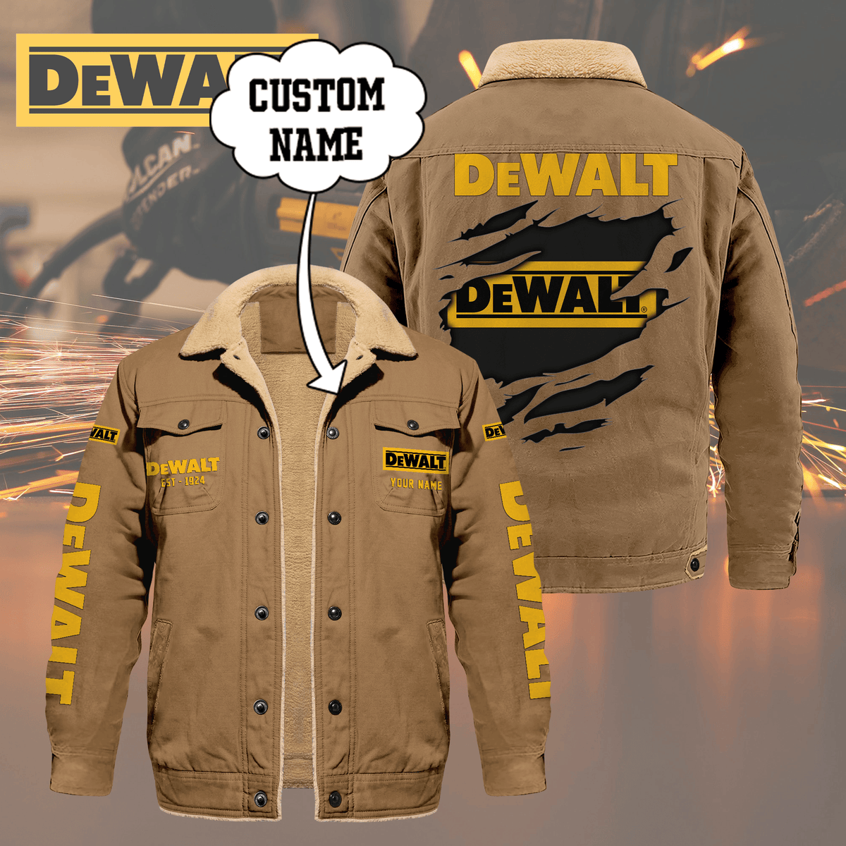 DW Limited Edition Fleece Cotton Jacket CR251136