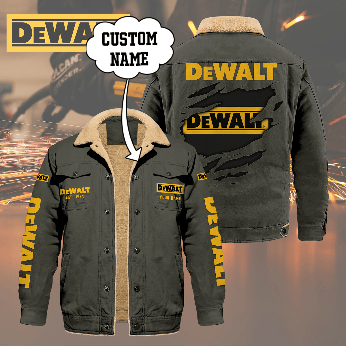 DW Limited Edition Fleece Cotton Jacket CR251136