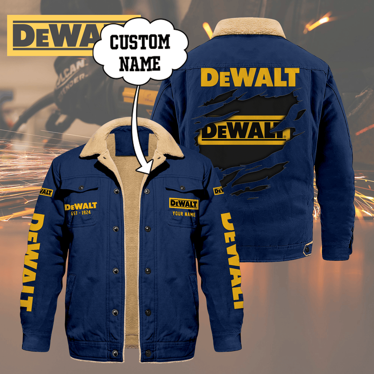 DW Limited Edition Fleece Cotton Jacket CR251136