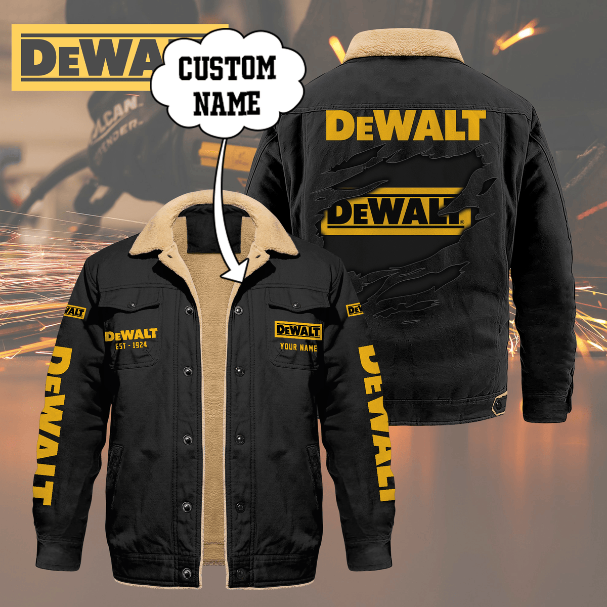 DW Limited Edition Fleece Cotton Jacket CR251136