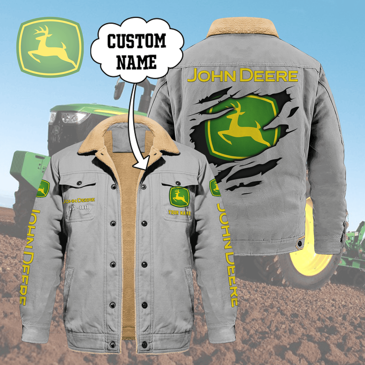 JD Limited Edition Fleece Cotton Jacket CR251140 THAOVTT1163