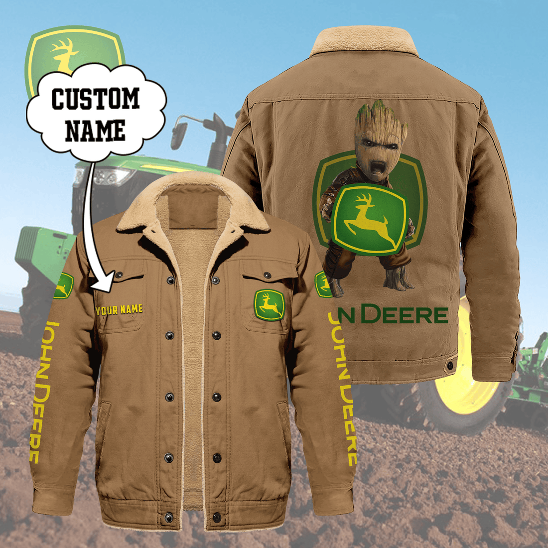 JD Limited Edition Fleece Cotton Jacket THAOVTT1165