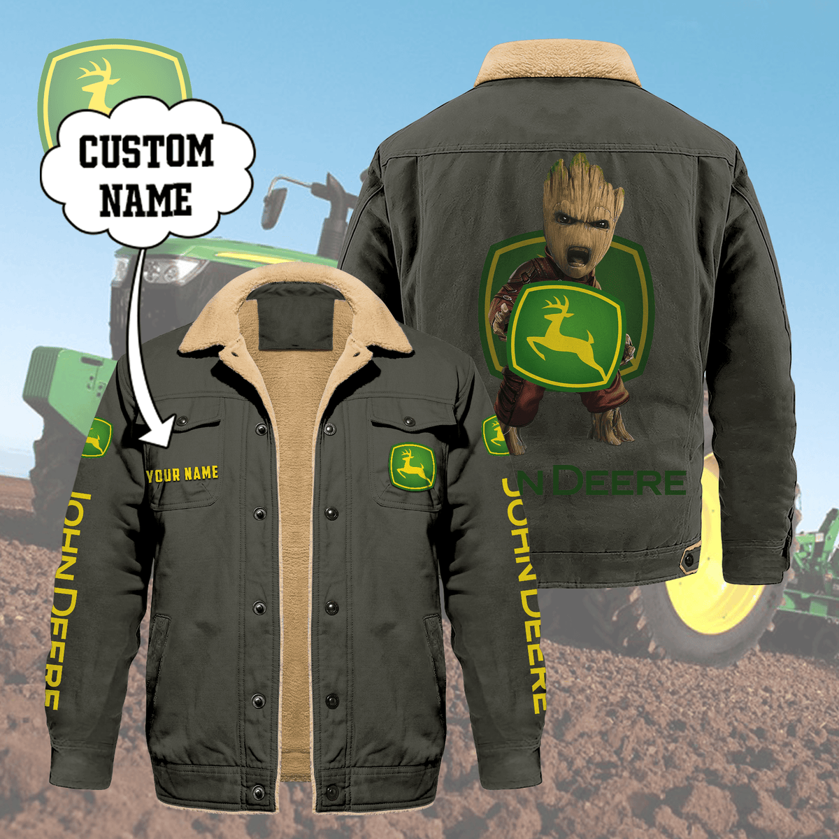 JD Limited Edition Fleece Cotton Jacket THAOVTT1165