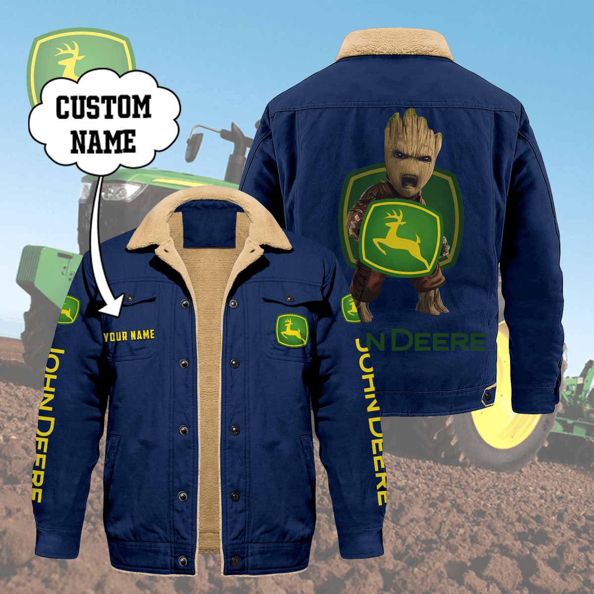 JD Limited Edition Fleece Cotton Jacket THAOVTT1165