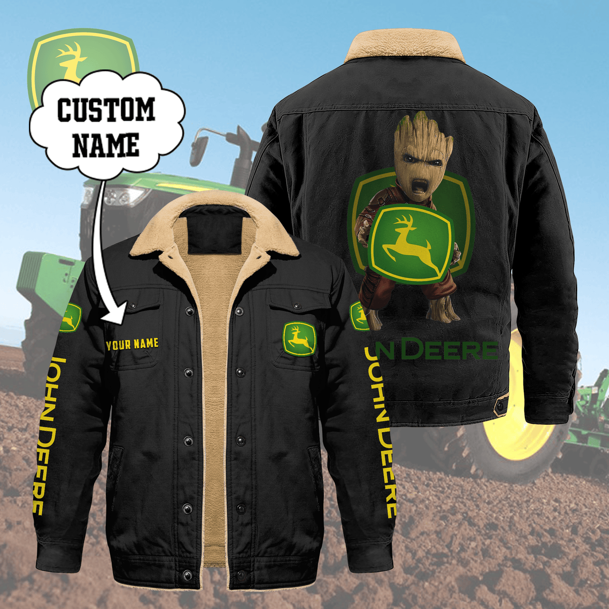 JD Limited Edition Fleece Cotton Jacket THAOVTT1165