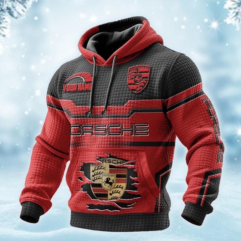 Custom Name PS DMAC0630 3D Waffle Hoodie