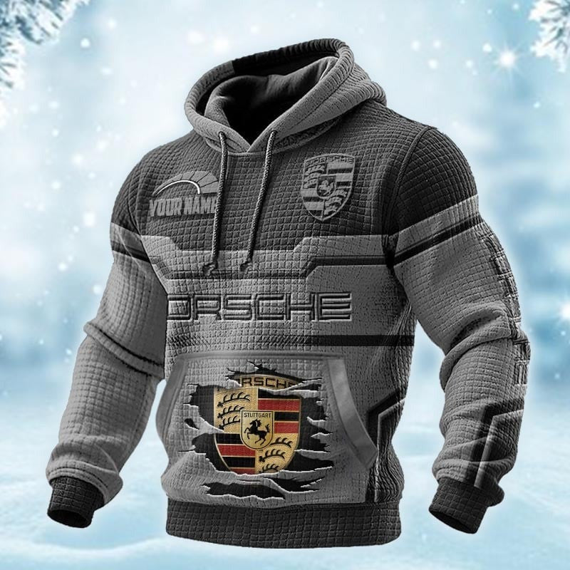 Custom Name PS DMAC0630 3D Waffle Hoodie