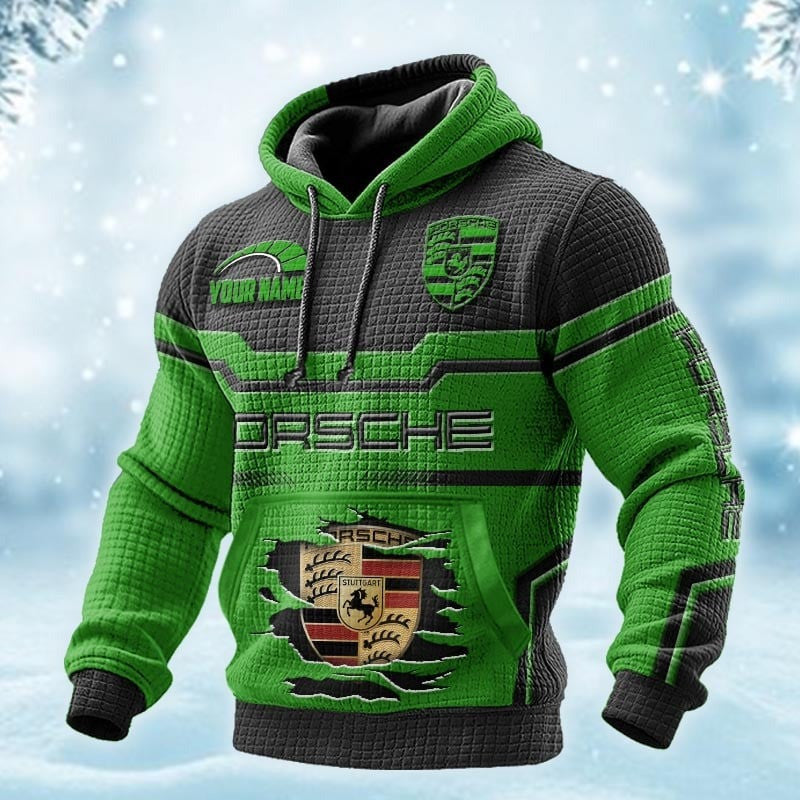 Custom Name PS DMAC0630 3D Waffle Hoodie