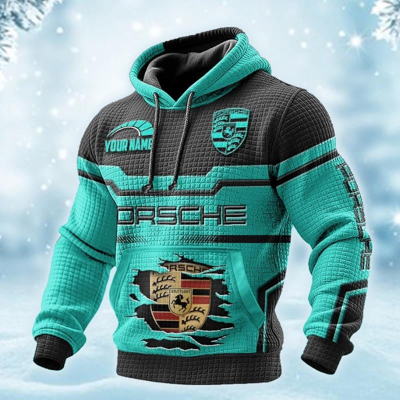 Custom Name PS DMAC0630 3D Waffle Hoodie