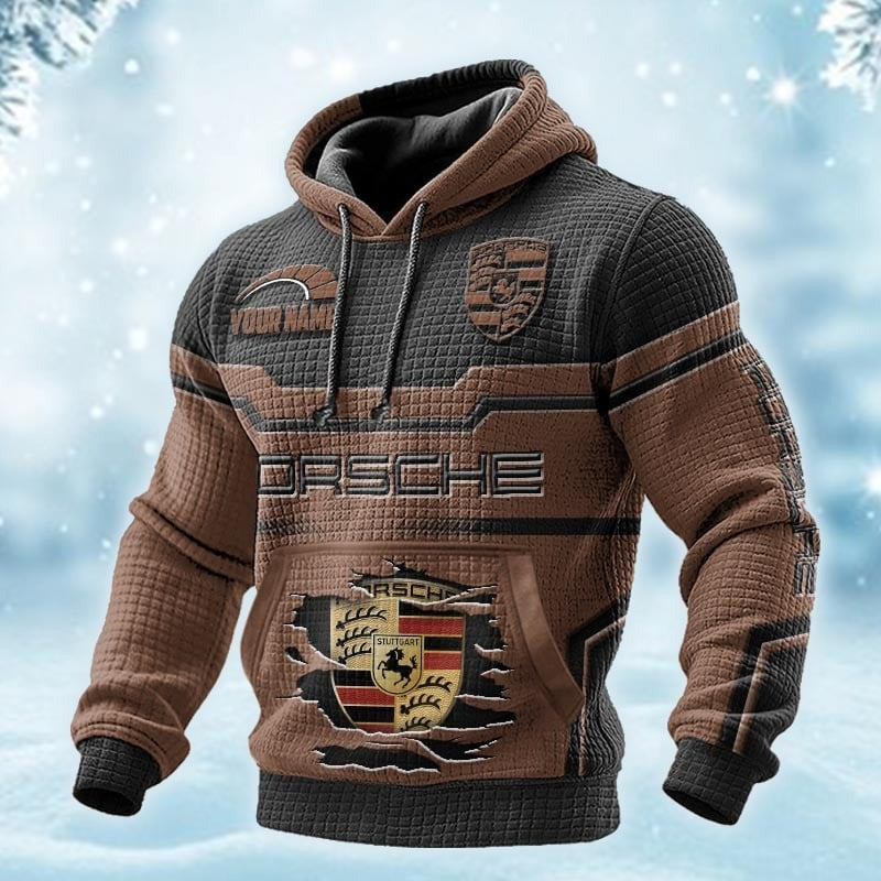 Custom Name PS DMAC0630 3D Waffle Hoodie