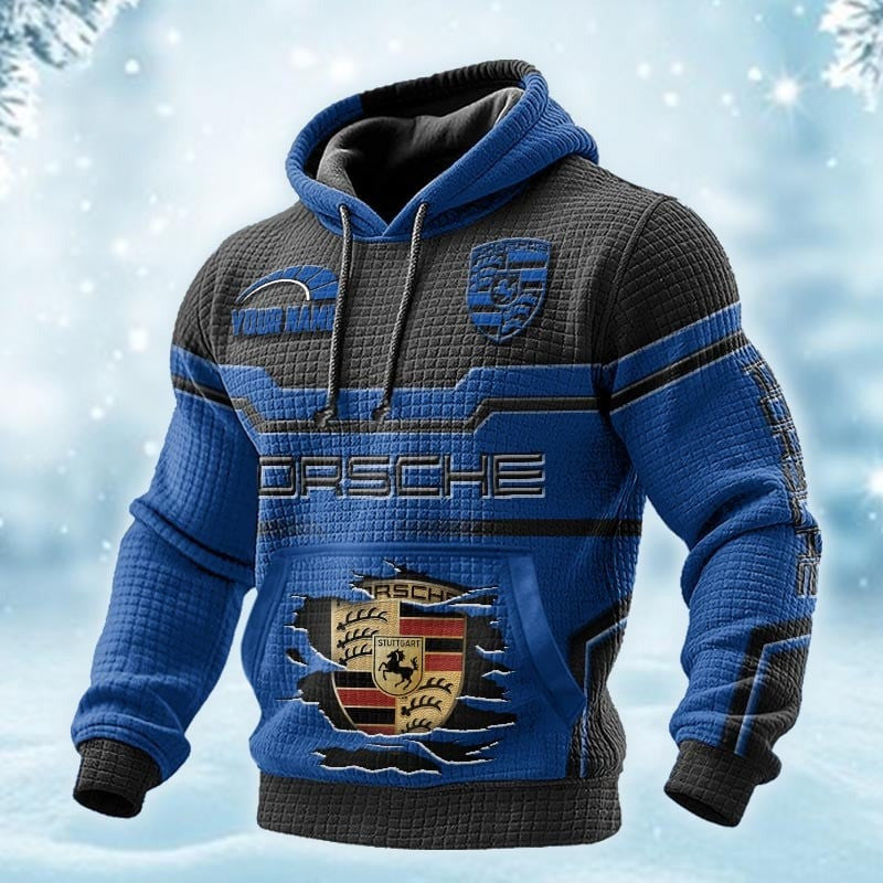 Custom Name PS DMAC0630 3D Waffle Hoodie