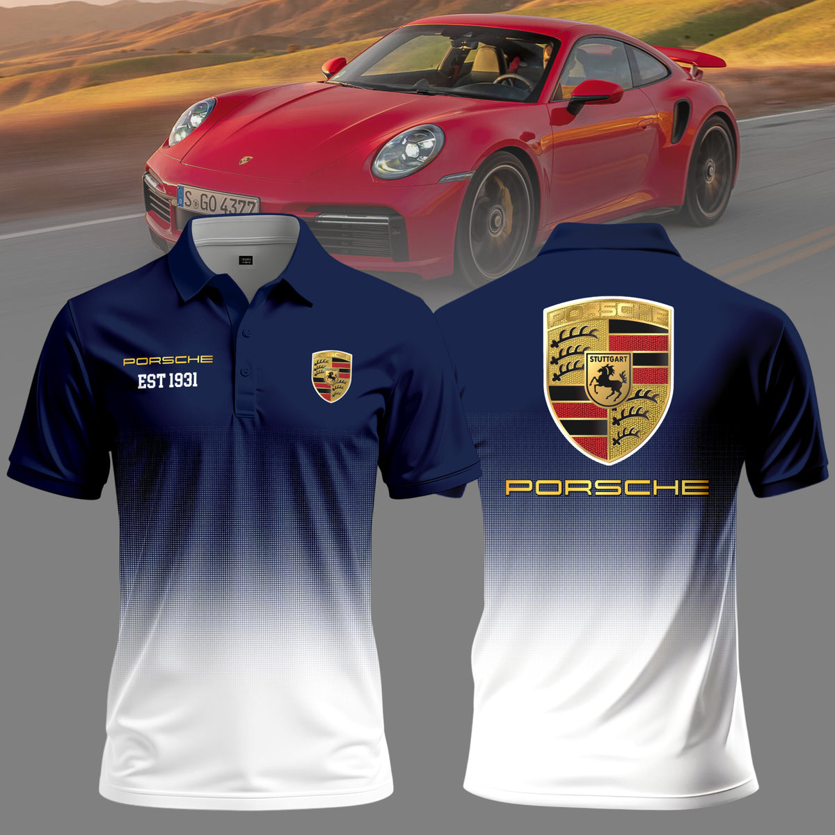 PS Limited Edition 3D Polo Shirts