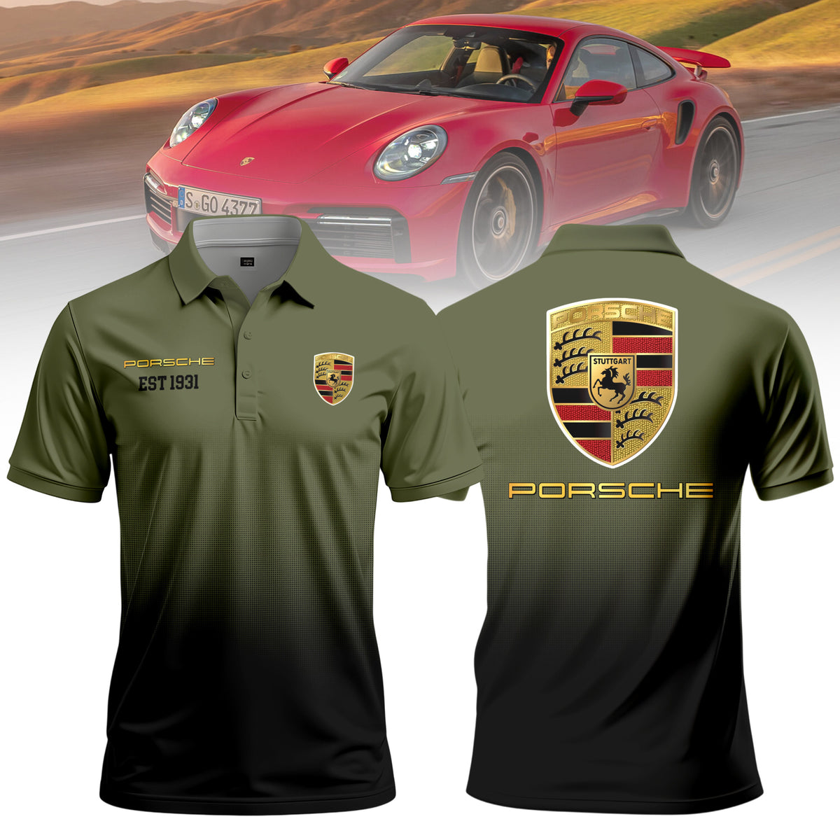 PS Limited Edition 3D Polo Shirts