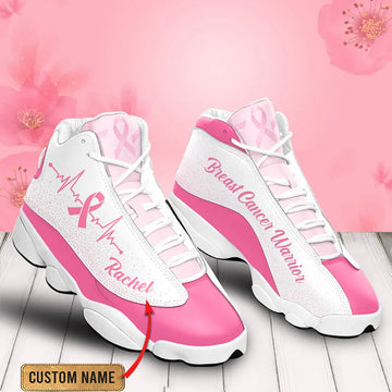 Personalized Breast Cancer Awareness JD13 Sneakers