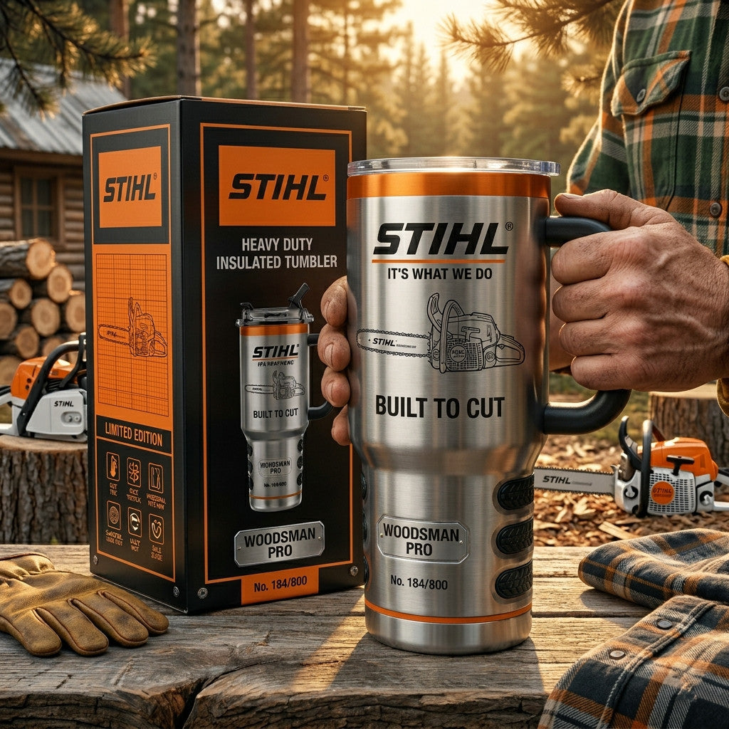 STL Tumbler with Handle and Straw