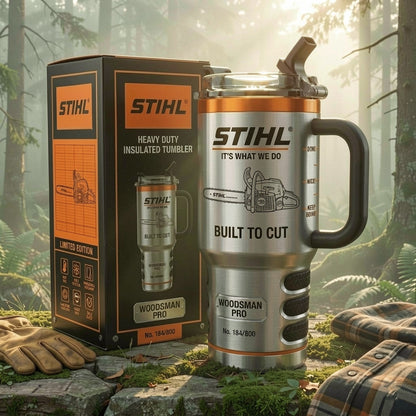 STL Tumbler with Handle and Straw