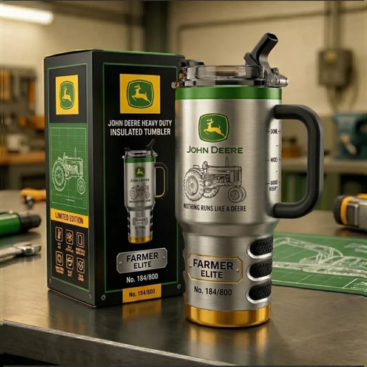 JD Tumbler with Handle and Straw
