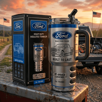 F-150 FD Tumbler with Handle and Straw
