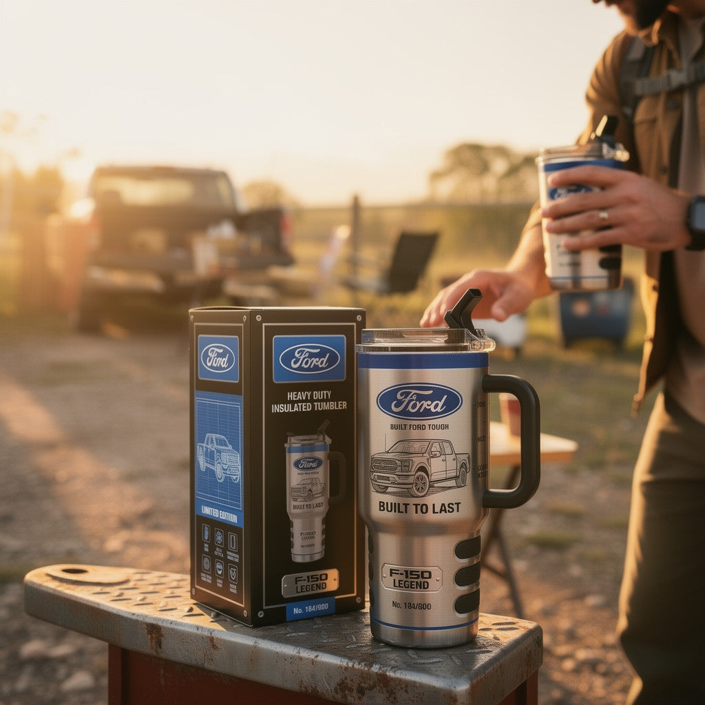 F-150 FD Tumbler with Handle and Straw