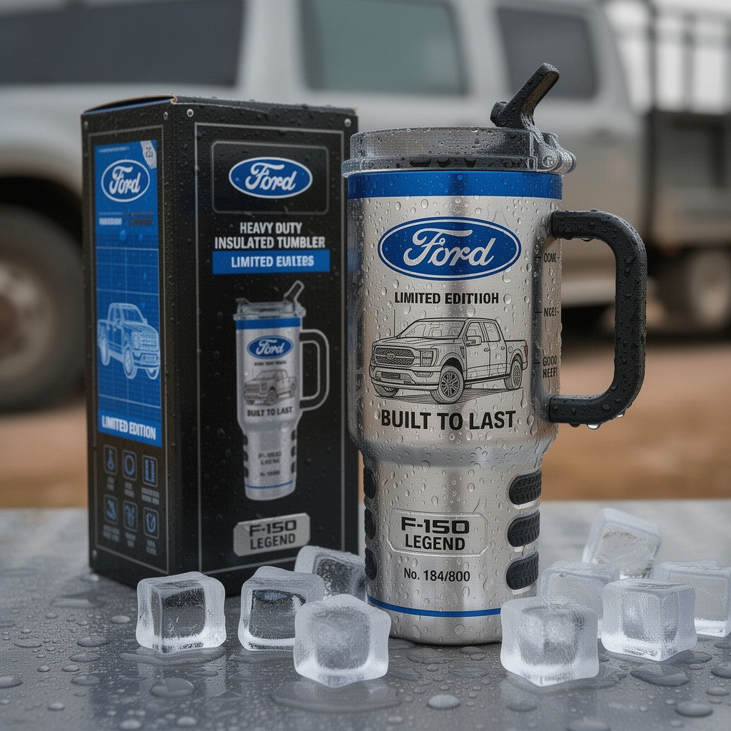 F-150 FD Tumbler with Handle and Straw