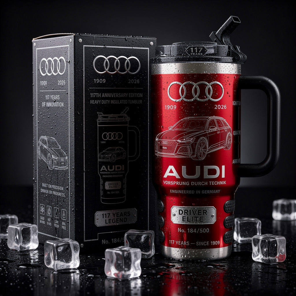 AD Tumbler with Handle and Straw
