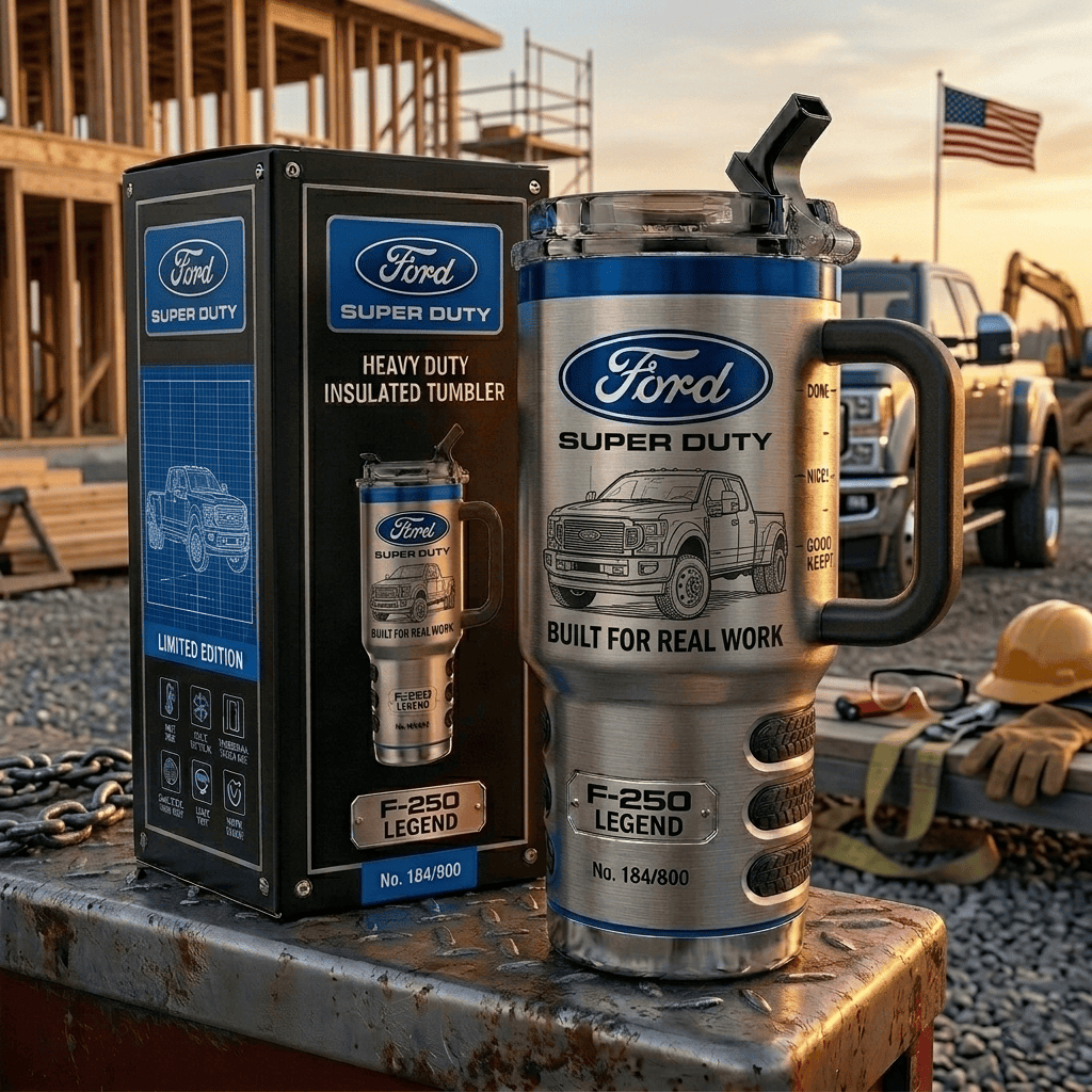 F-250 FD Tumbler with Handle and Straw