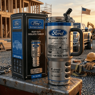 F-250 FD Tumbler with Handle and Straw