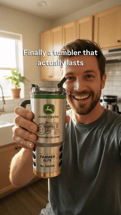 JD Tumbler with Handle and Straw