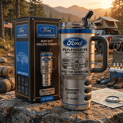 Ranger FD Tumbler with Handle and Straw FR1