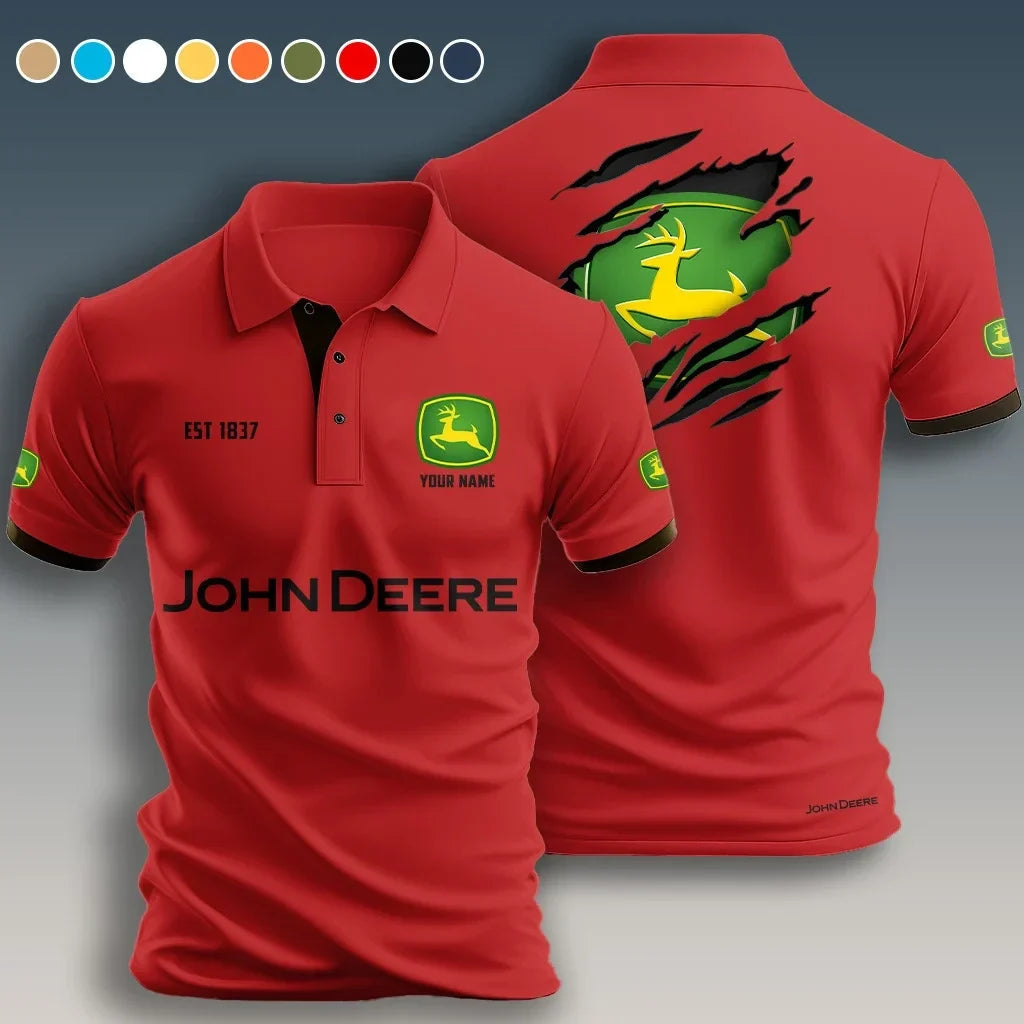 Personalized JD Limited Edition 3D Polo Shirts