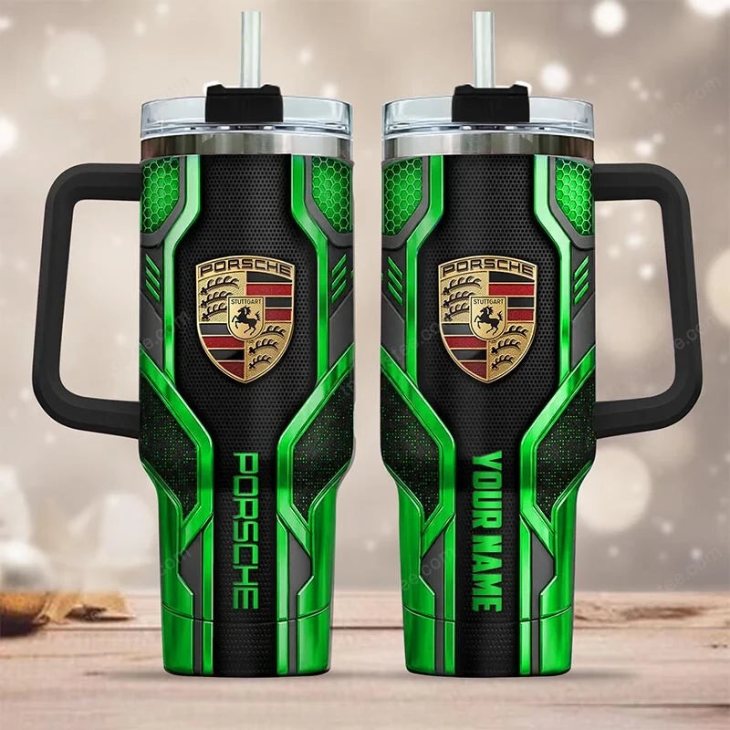 PS Tumbler with Handle and Straw