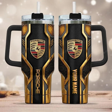 PS Tumbler with Handle and Straw